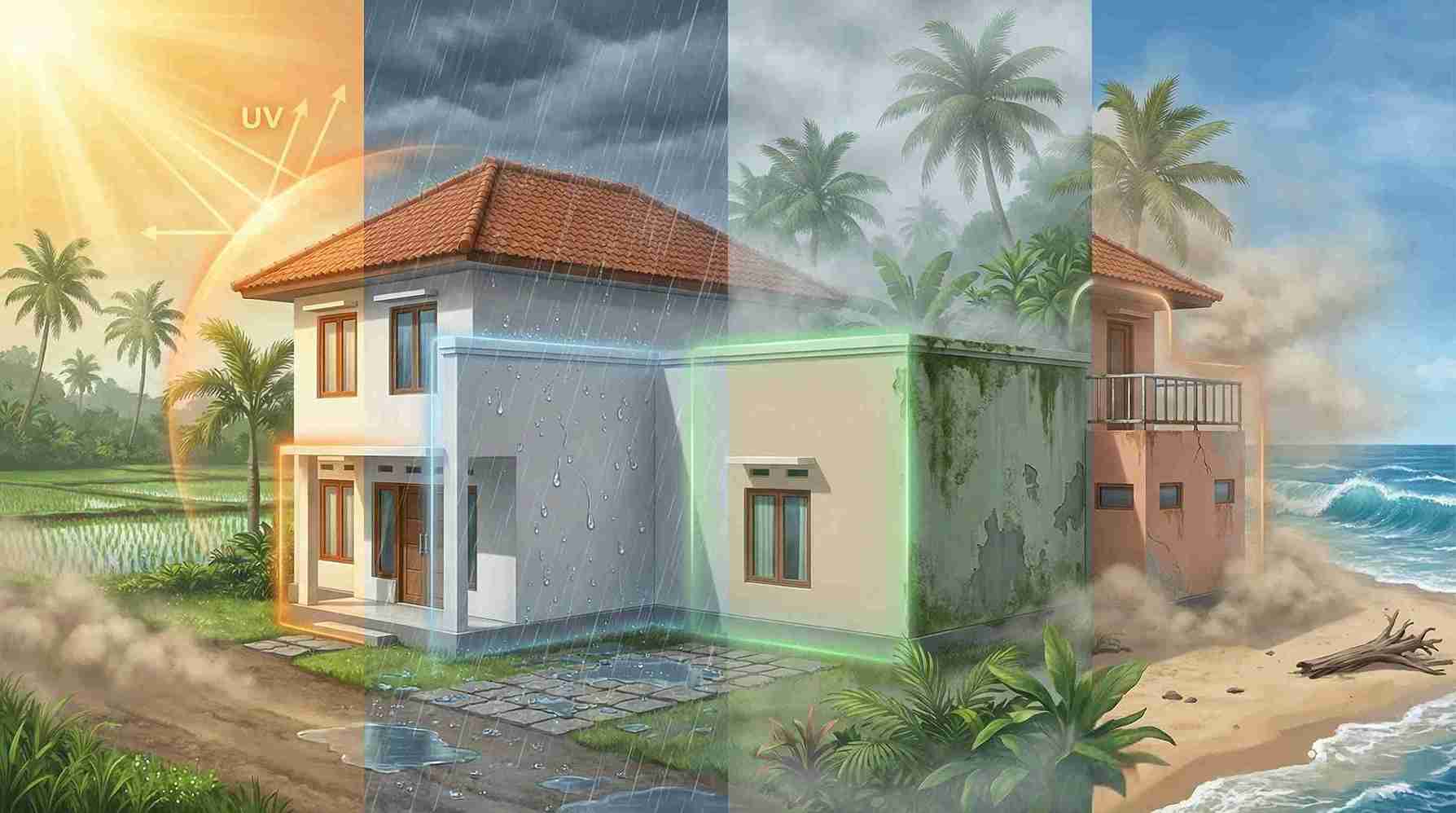 Tips Memilih Cat Tahan Cuaca untuk Eksterior Rumah Anda